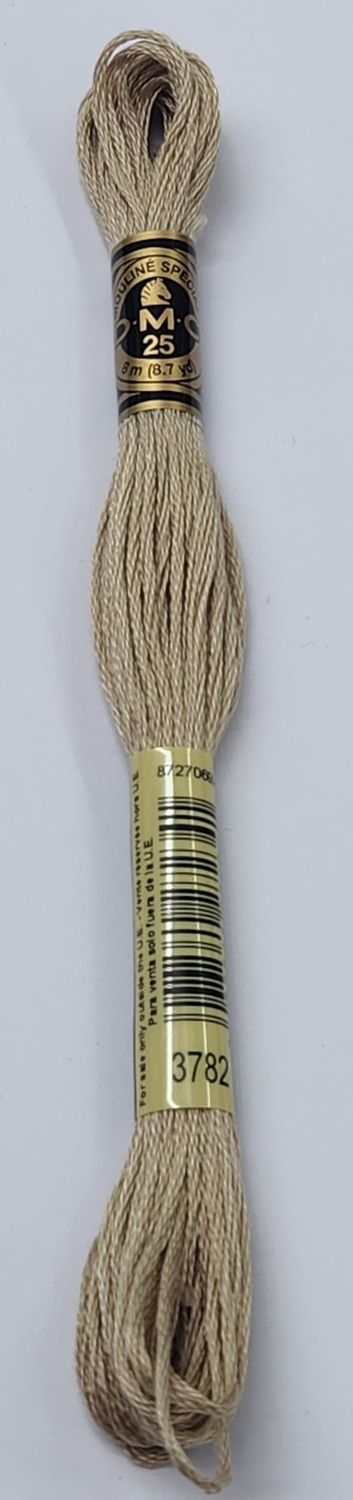 DMC Stranded Cotton 8m Skein Colour 3782