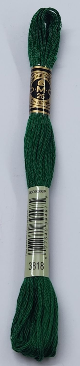 DMC Stranded Cotton 8m Skein Colour 3818