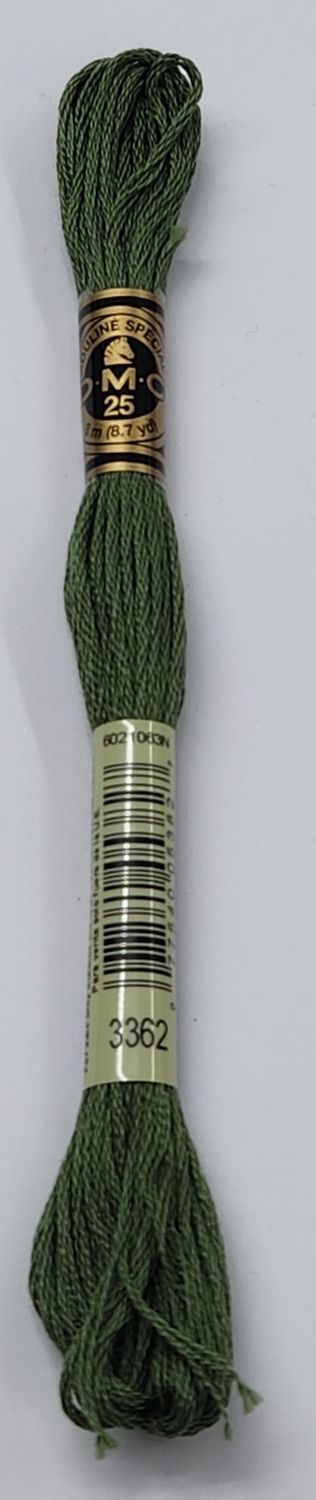 DMC Stranded Cotton Skein 8m Colour 3362