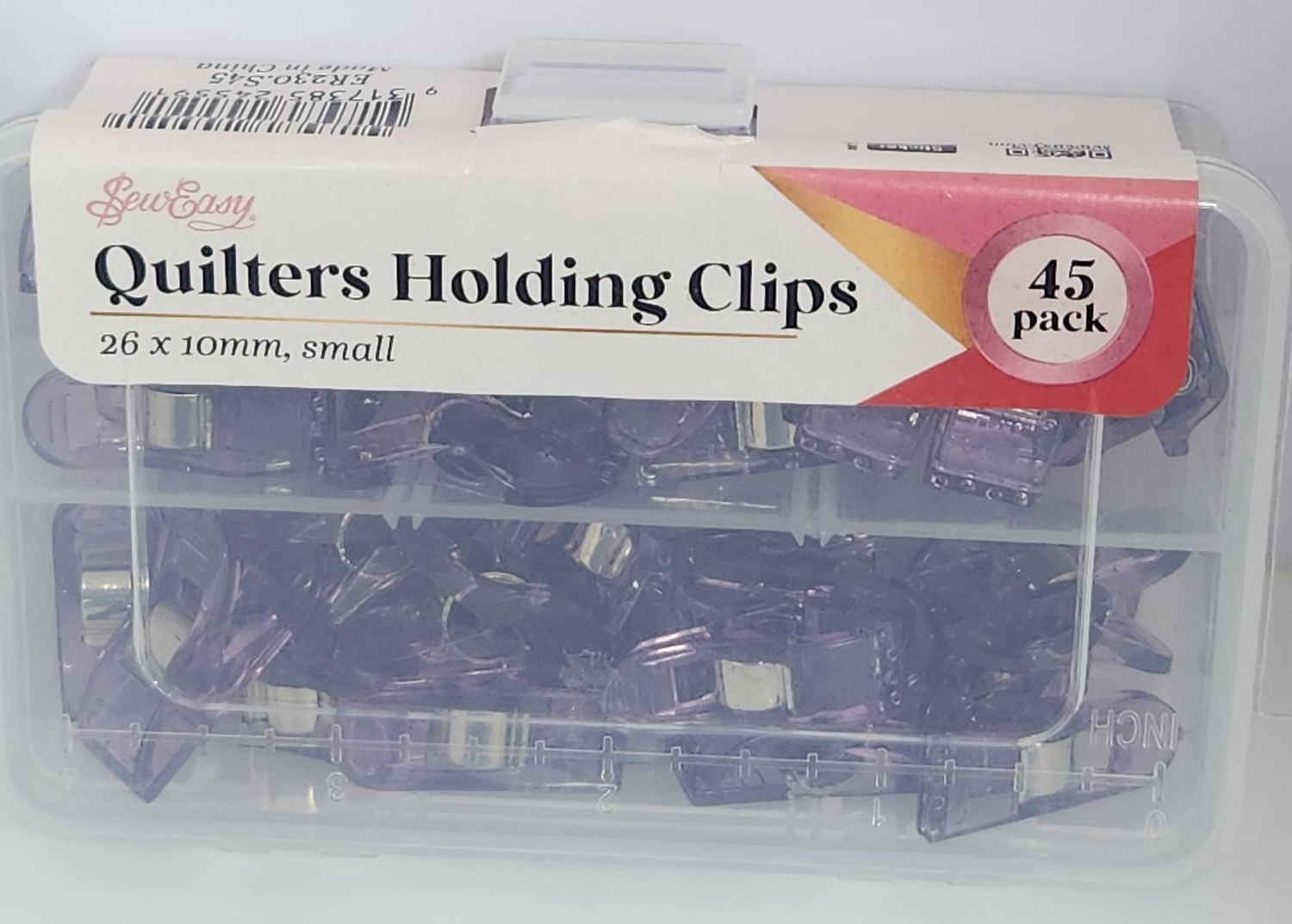 Sew Easy Quilters Clips x 45 Pack 10mm Small