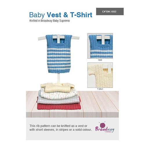 Broadway Baby Vest and T-Shirt Pattern DFBK-002