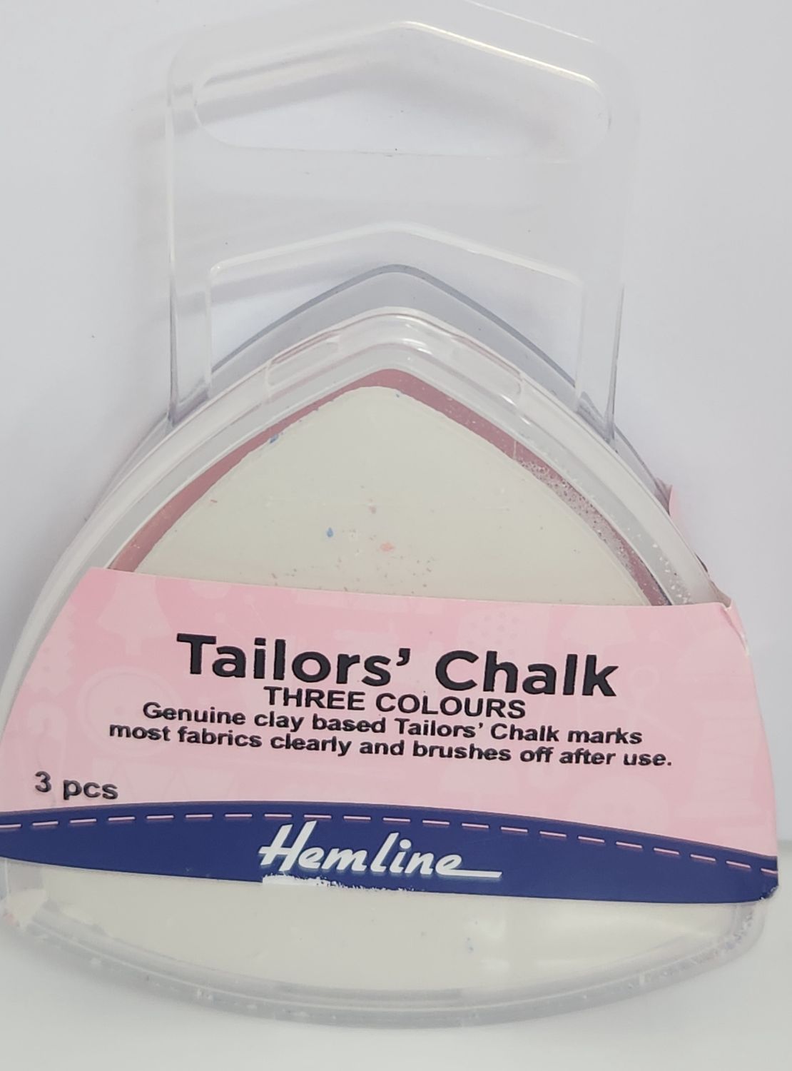 Tailors Chalk Triangle in 3 colours (3pack)