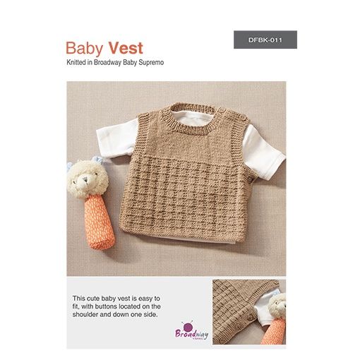 Broadway Baby Vest Pattern - DFBK-011