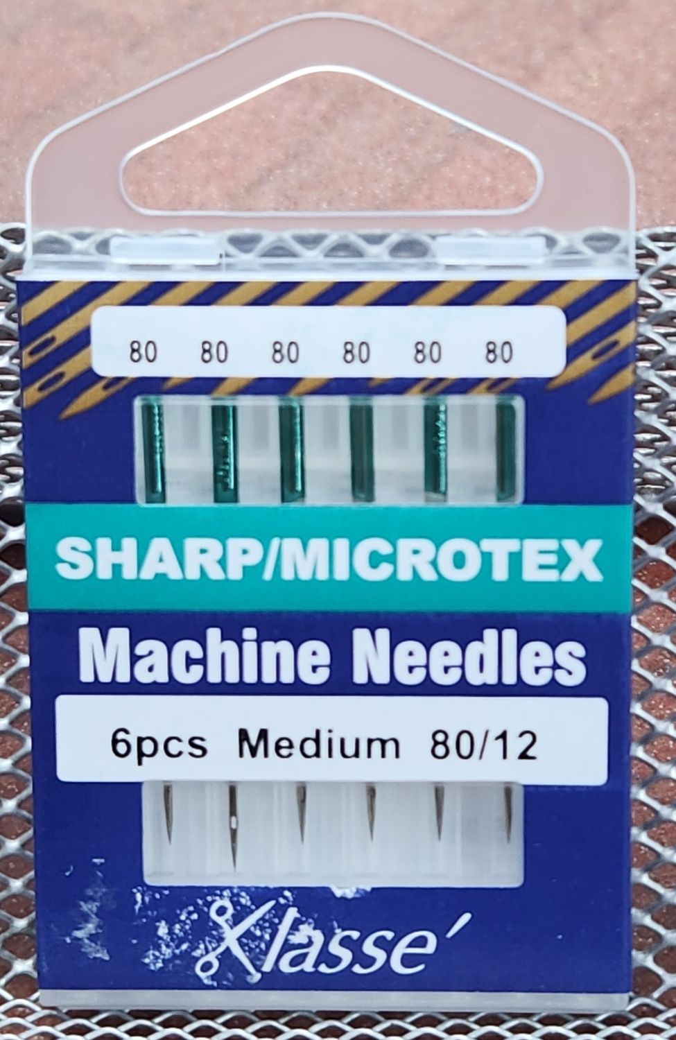 Klasse Sharp Microtex Medium Sewing Machine Needles