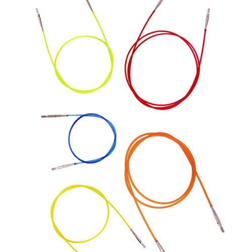 Knitpro: Interchangeable Cables w/ key and end caps, 94cm makes 120cm