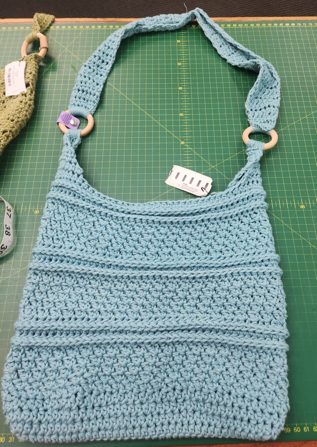 Crochet Bag Medium - Ocean Blue