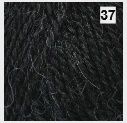 Alpex 37 Black 10 Ply 50g Ball 85m Wool
