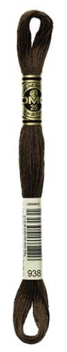 DMC Stranded Cotton 8m Skein Colour 938