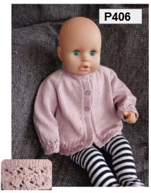 Pattern - Organic Cotton and Cashmere Baby Matinee 0-12months