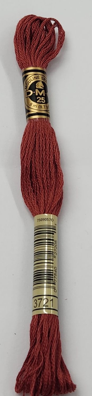 DMC STRANDED COTTON COL 3721