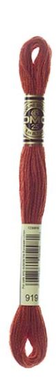 DMC Stranded Cotton 8m Skein Colour 919