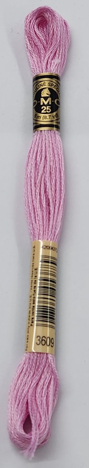 DMC Stranded Cotton Skein 8m Colour 3609