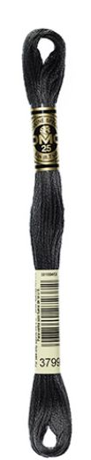 DMC Stranded Cotton 8m Skein Colour 3799