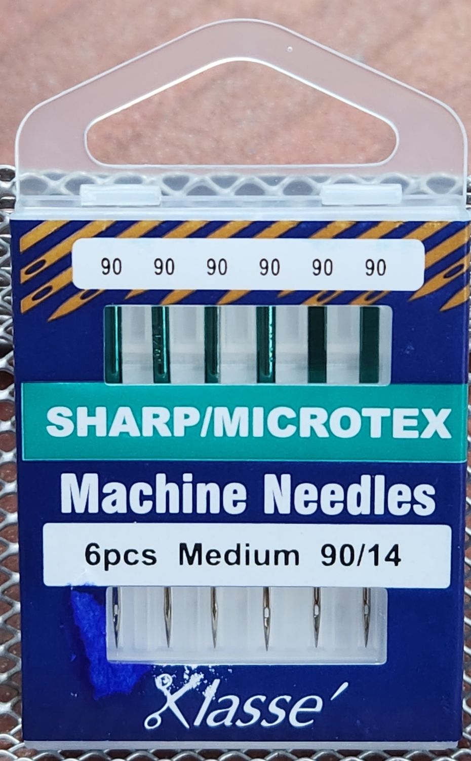 Klasse Sharp Microtex Medium 90/14 Sewing Machine Needles