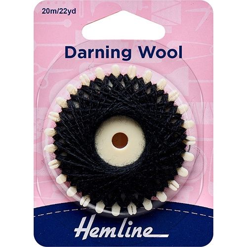 Hemline Brown Darning Wool 20m
