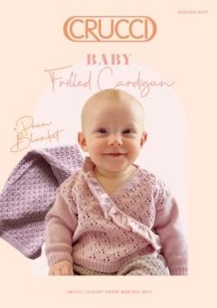 Crucci Pattern - Frilled Cardigan &amp; Pram Blanket 2317