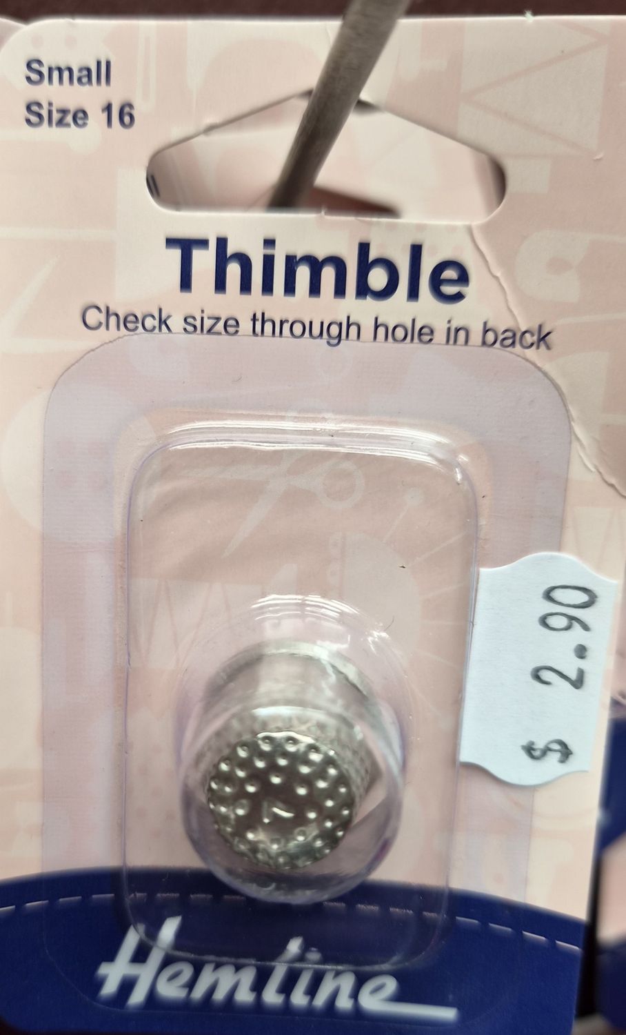 Hemline Thimble Small
