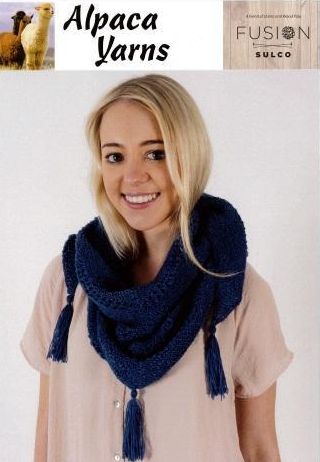 Alpaca Yarns Pattern Lace Insert Shawl 2419