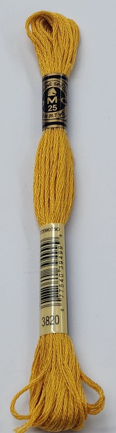 DMC Stranded Cotton 8m Skein Colour 3820