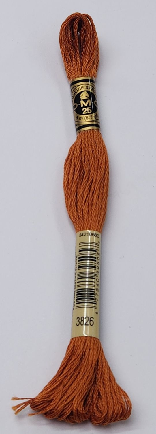 DMC Stranded Cotton 8m Skein Colour 3826