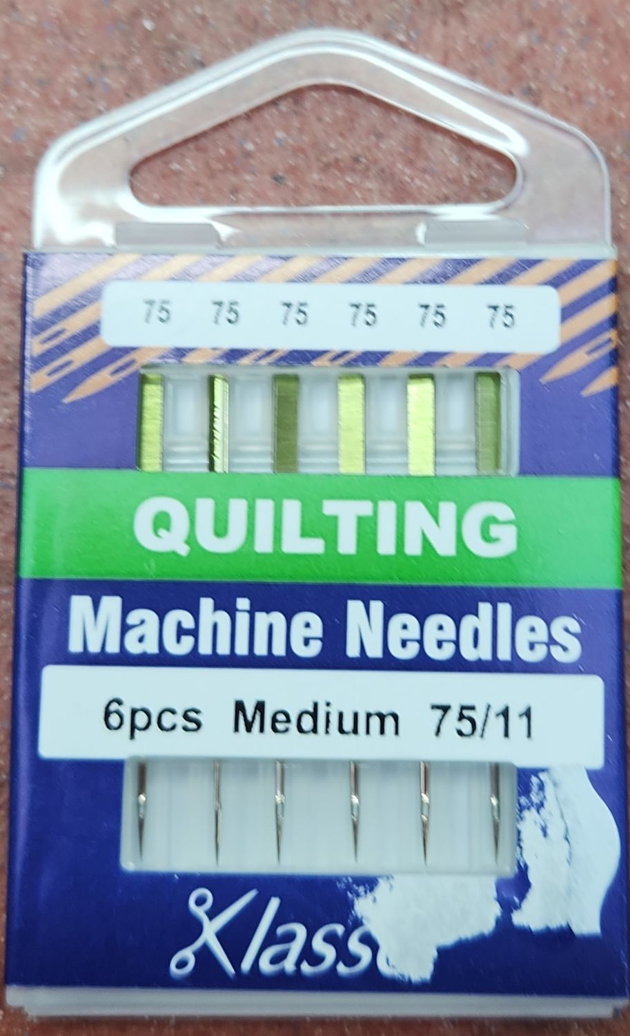 Klasse Quilting Sewing Machine Needles 75/11