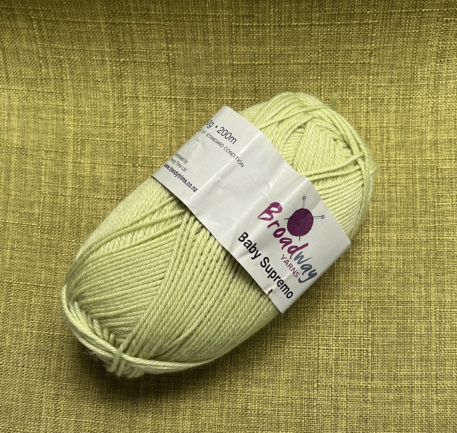 Broadway Baby Supremo 4ply Merino 50g 200m Colour 1018