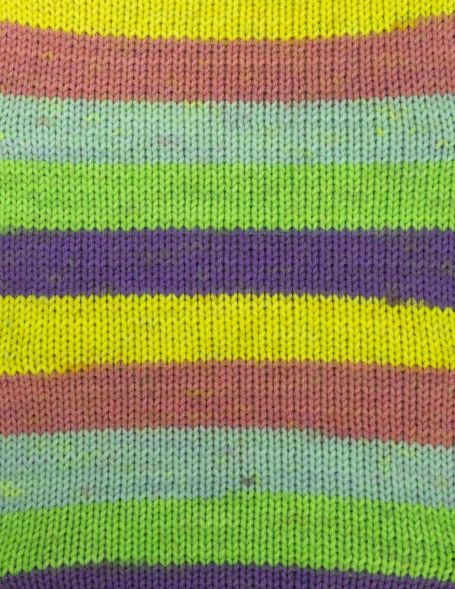 Panda Acrocraft Stripe - 8ply 100g Acrylic - Colour Shade 1021 Springtime Stripe