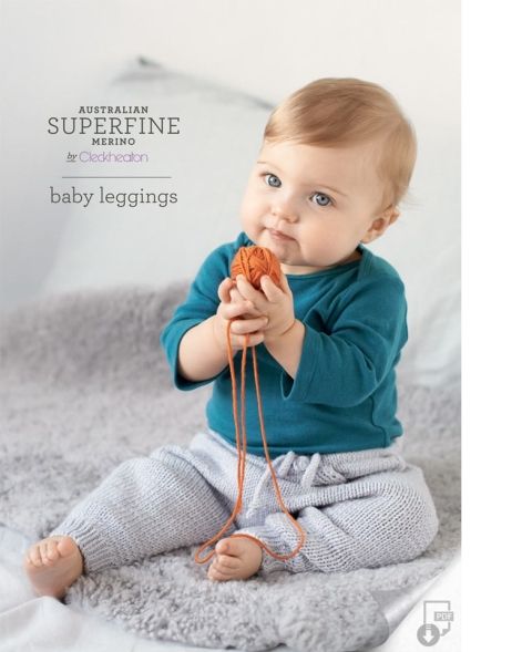 Cleckheaton Knitting Pattern Baby Leggings