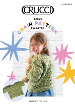 Crucci Girls Chain Sweater Pattern 2315