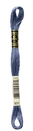 DMC Stranded Cotton 8m Skein Colour 931