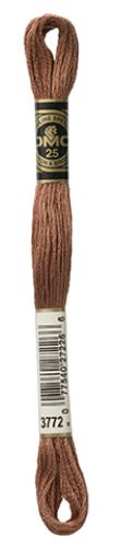 DMC Stranded Cotton 8m Skein Colour 3772