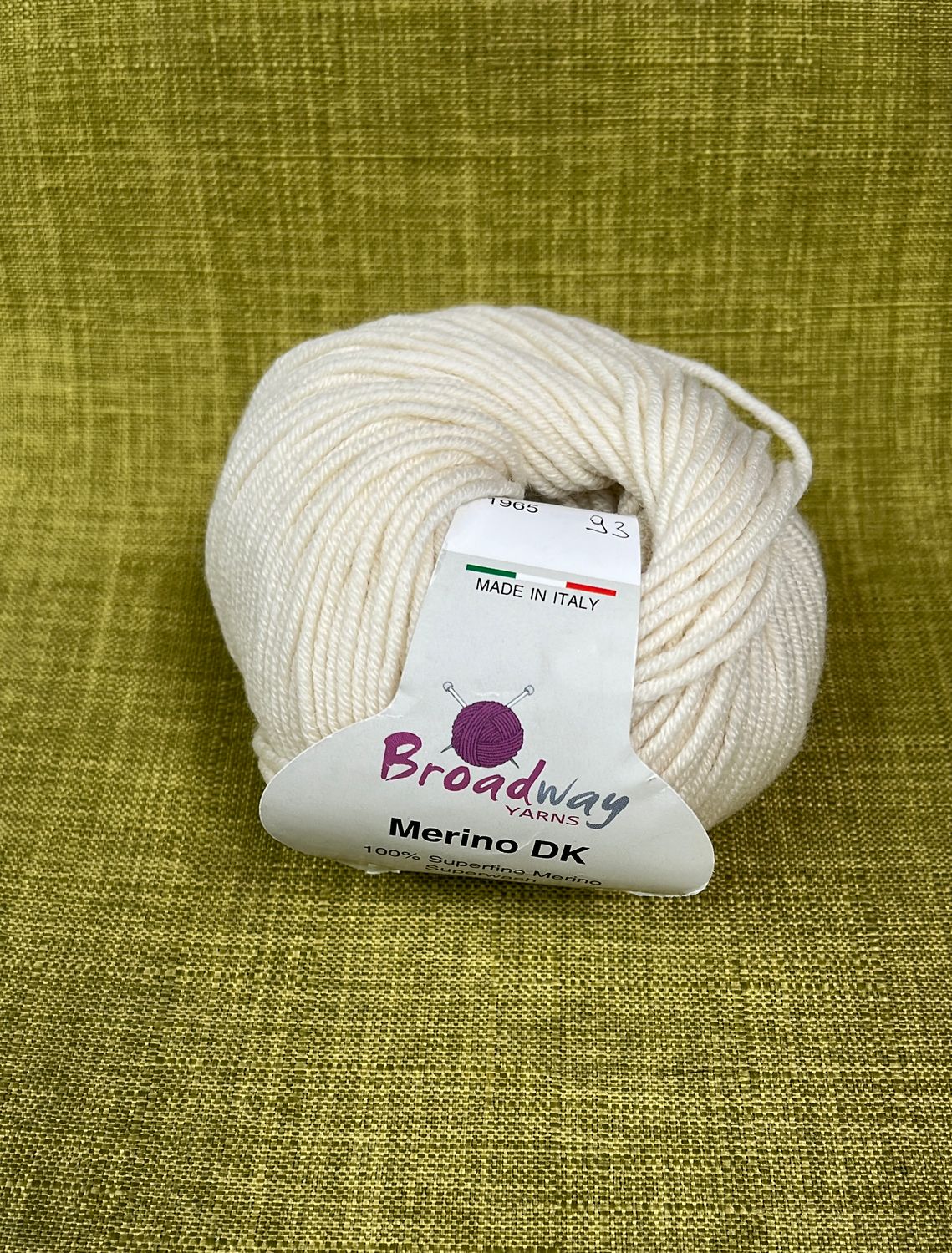 Broadway Yarn DK Merino 50g 105m 1965