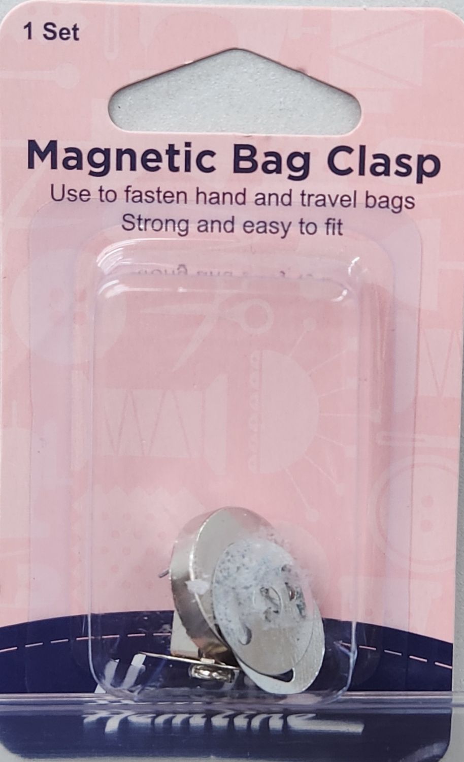 Hemline Magnetic bag clasp