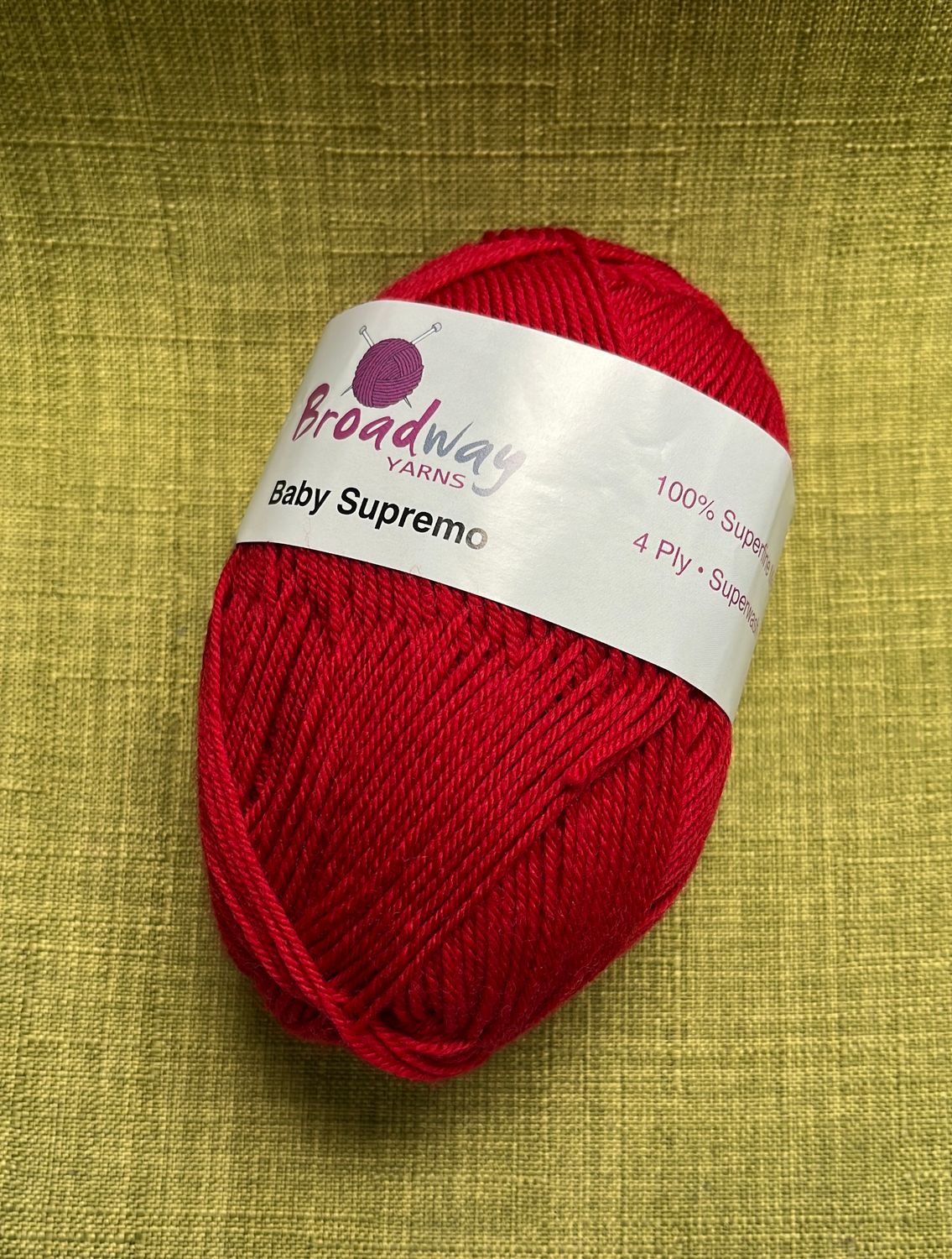 Broadway Baby Supremo 4ply Merino 50g 200m Colour 1700