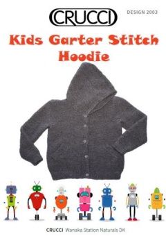 Crucci Kids Garter Stitch Hoodie 8ply 2003