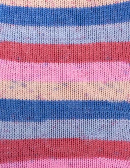 Panda Acrocraft Stripe Acrylic 100g, 8ply, Colour Shade 1020 Baby Stripe