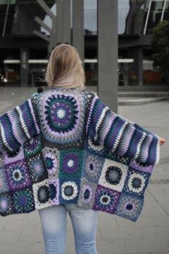 Crucci Boho Cardi Crochet 8ply Pattern 1642