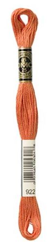 DMC Stranded Cotton 8m Skein Colour 922