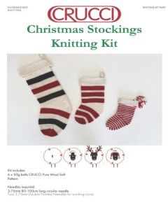 Crucci Christmas Stocking Knitting Kit