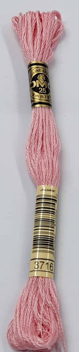 DMC STRANDED COTTON COL 3716