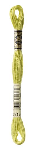 DMC Stranded Cotton 8m Skein Colour 3819