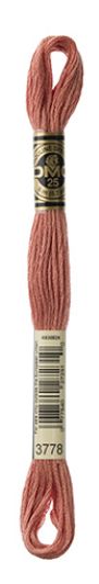 DMC Stranded Cotton 8m Skein Colour 3778