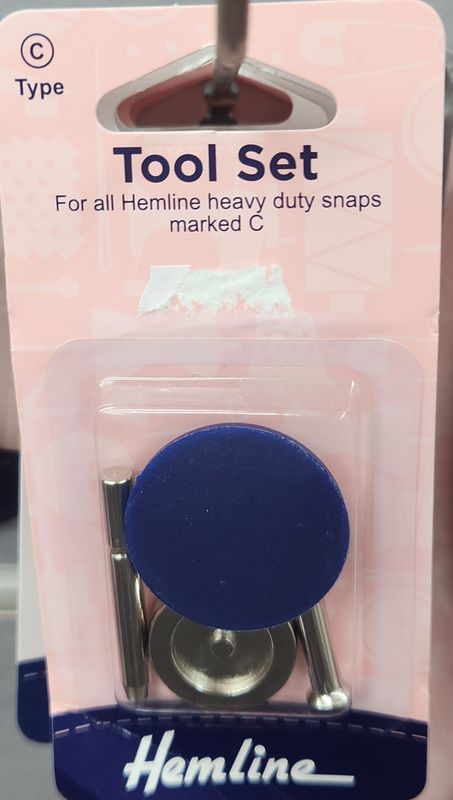 Tool set for heavy duty snaps