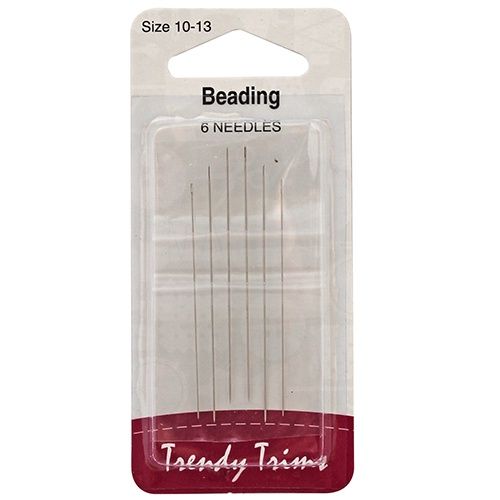 Trendy Trims Needles 6 x size 10/13 Beading