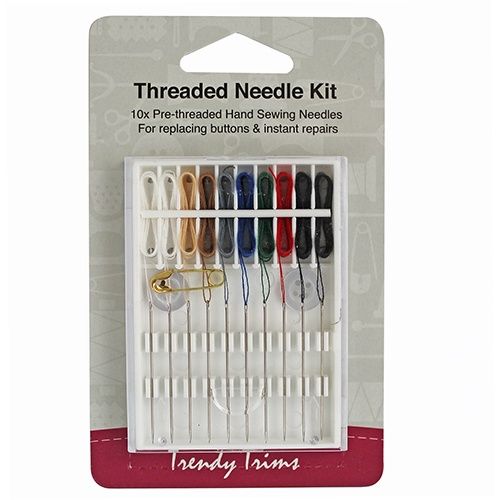 Trendy Trims Threaded Needle Kit x 1