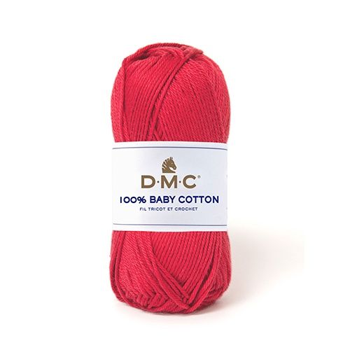 DMC Baby Cotton 8ply Colour Shade 754 Cherryade