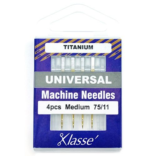 Klasse Universal Titanium Medium 75/11 Sewing Machine Needles