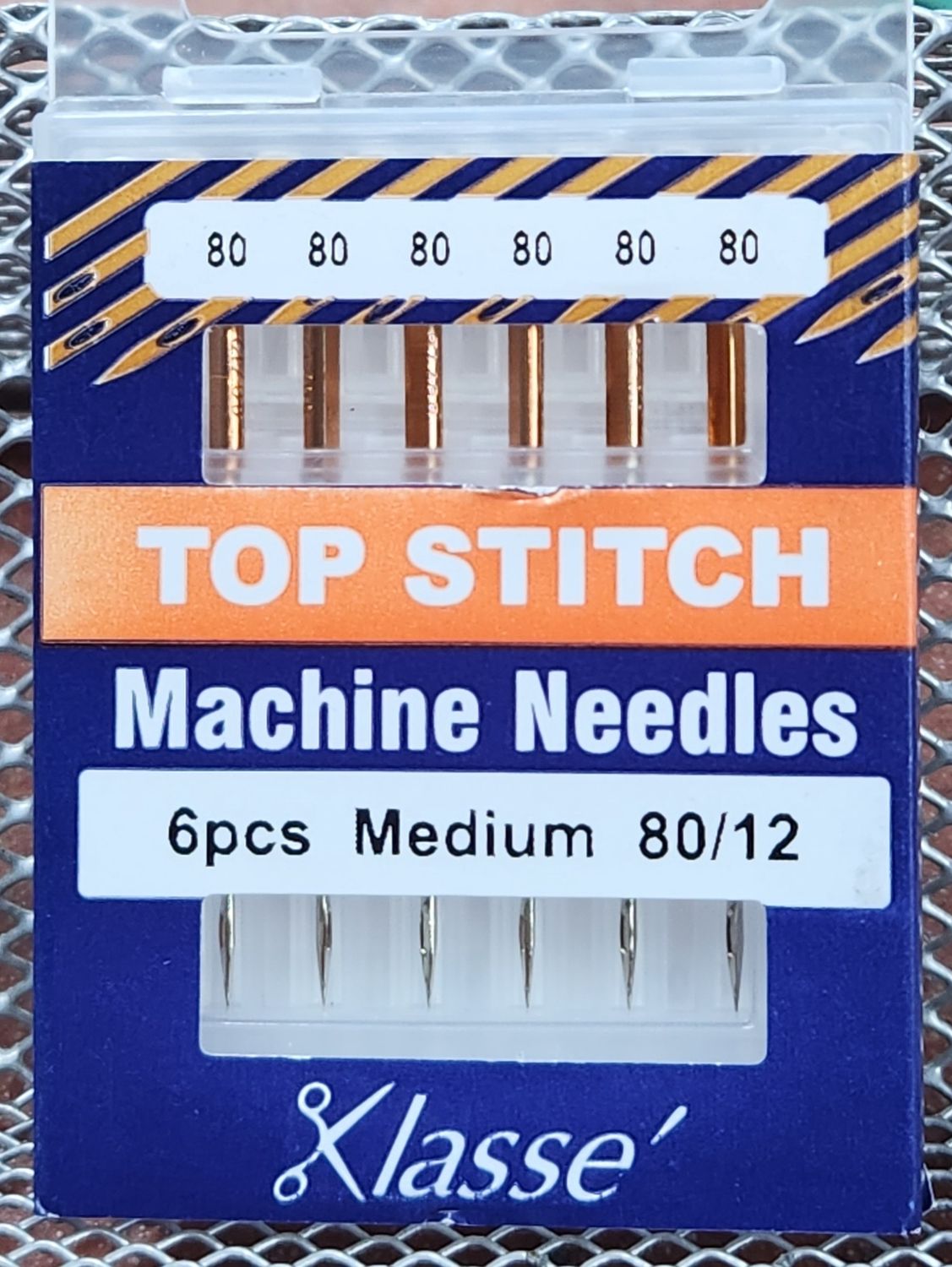 Klasse Sewing Machine Needles Top Stitch 80