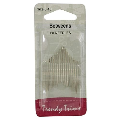 Trendy Trims Betweens size 5-10 Needles