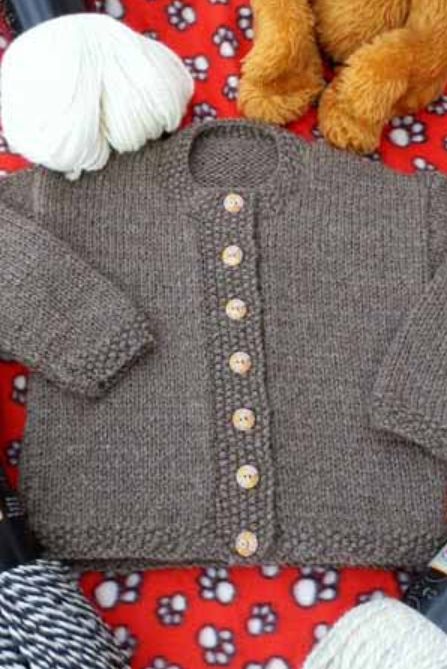 Countrywide Pattern Childs Cardigan 14ply P168